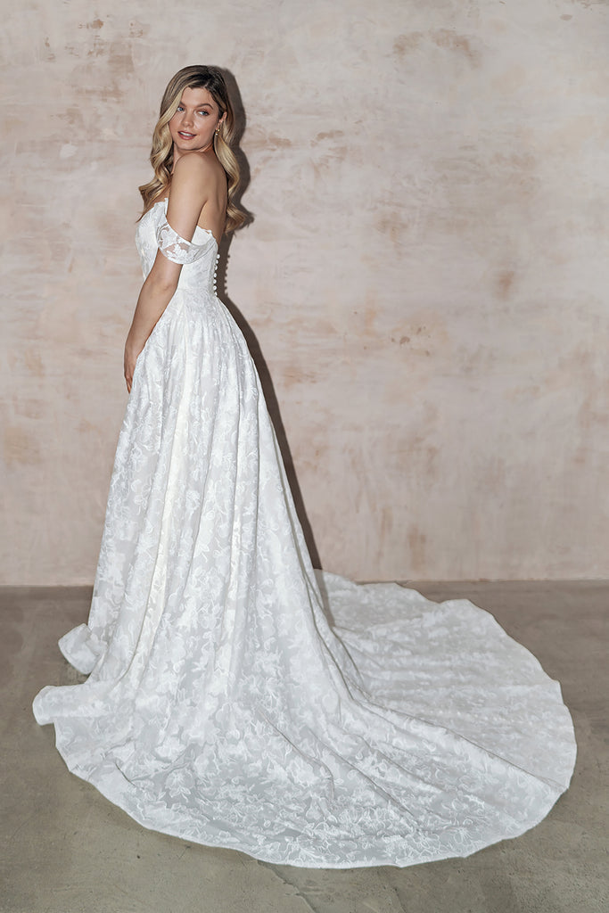 revolve clothing wedding dress Rosalie
