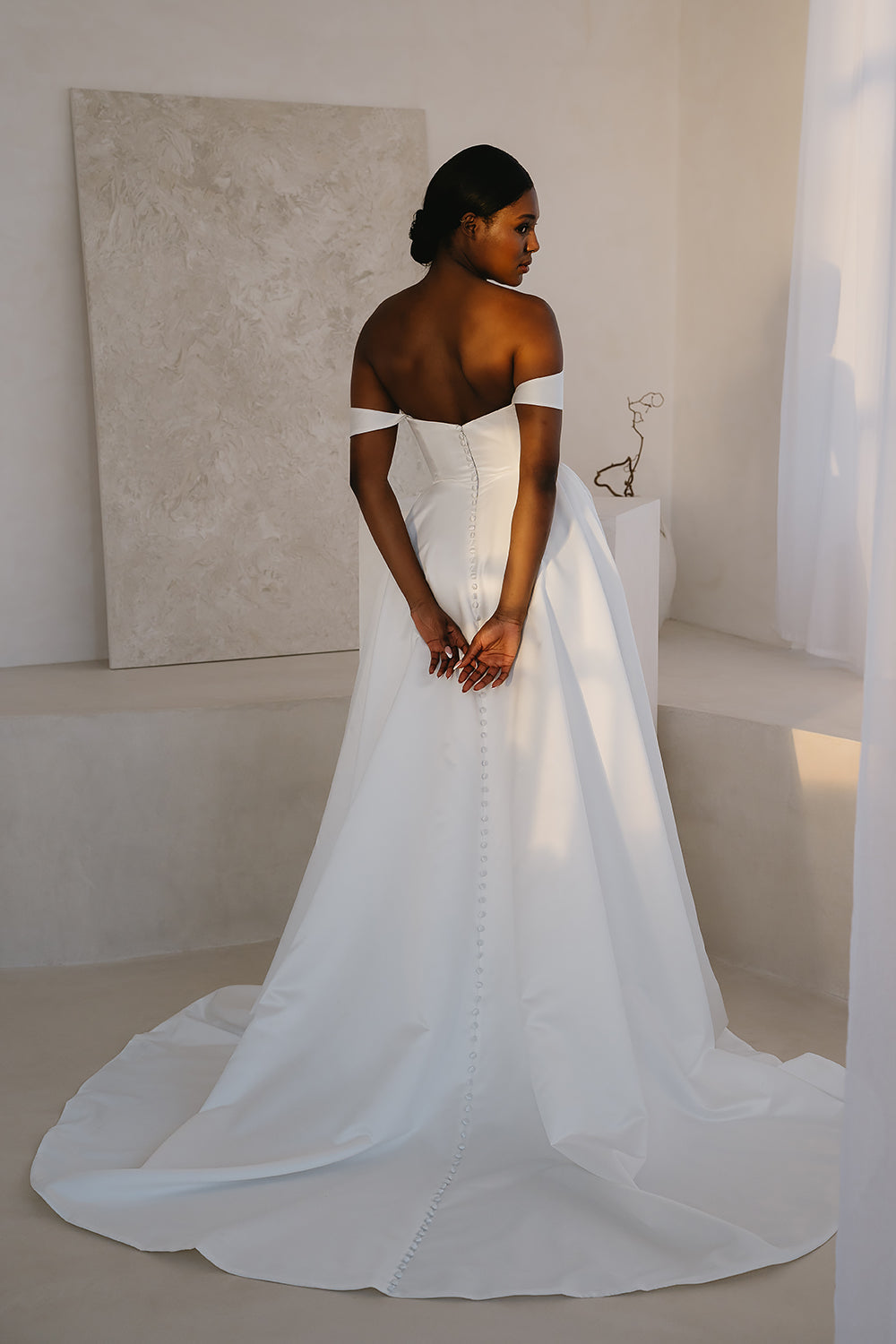 blair wedding dress designer MEET BLAIR // With a drop waist and endless layers of mikado, Blair is a showstopper #weddingdress #weddinginspo #theivoryroom #2026bride
